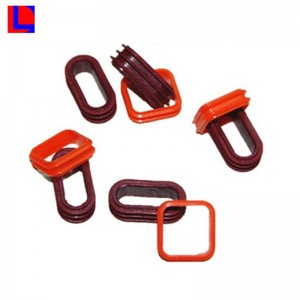 billigt pris specialtillverkad röd silikon / NBR / EPDM / CR / SBR tätningspackning