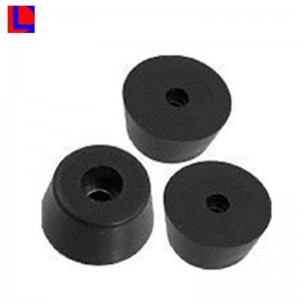 ISO9001 \u0026 TS16949 Godkänd OEM-gjuten anpassad gummi nylonfot