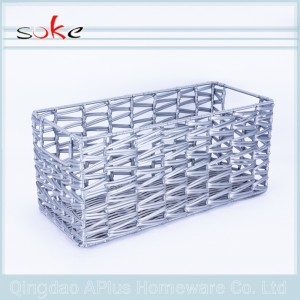 Varm försäljning PE rottingvävd förvaringskorg