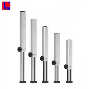 OEM-service Kina billigt pris aluminium bord runda / fyrkantiga teleskopben