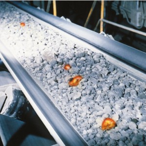 Värmebeständigt transportband