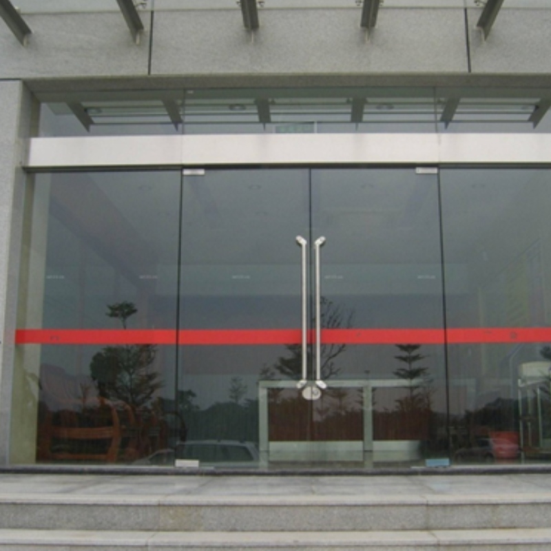 FRAMELESS TEMPERED SÄKERHET STOREFRONT GLASS DOOR