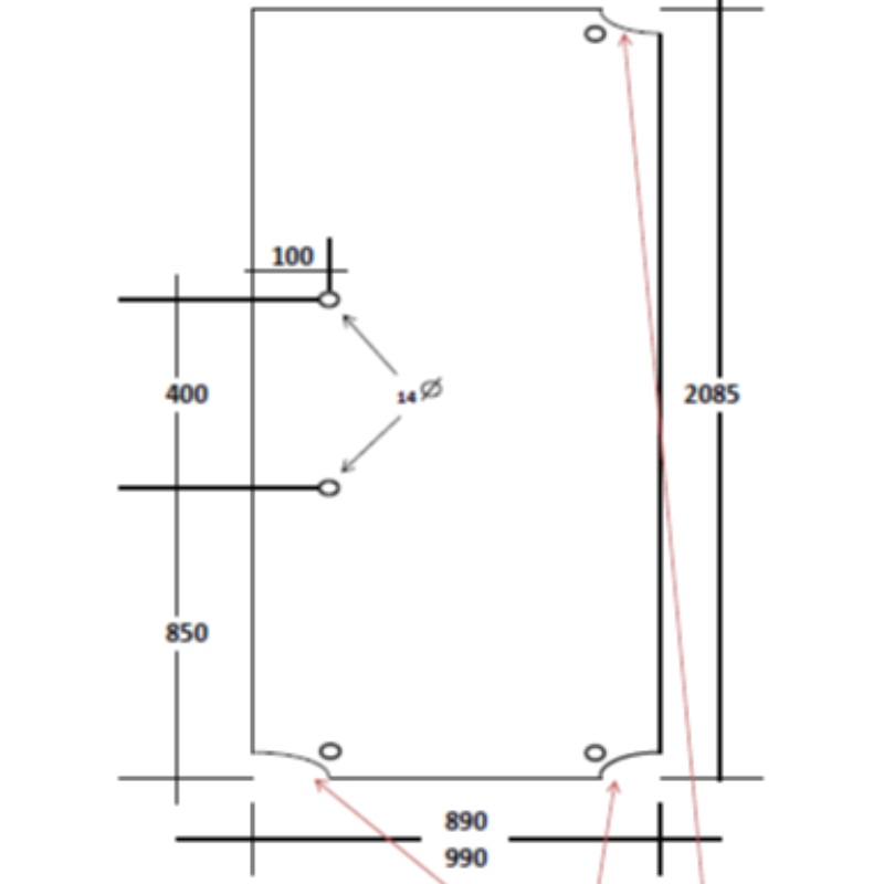 FRAMELESS TEMPERED SÄKERHET STOREFRONT GLASS DOOR