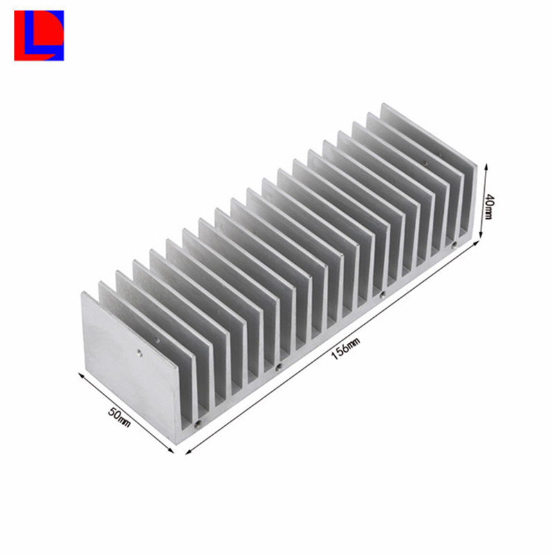 anpassad silver och gul eloxerad kylfläns / kylare av aluminium