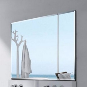 FRAMELESS BEVELED ALUMINIUM GLASS MIRROR
