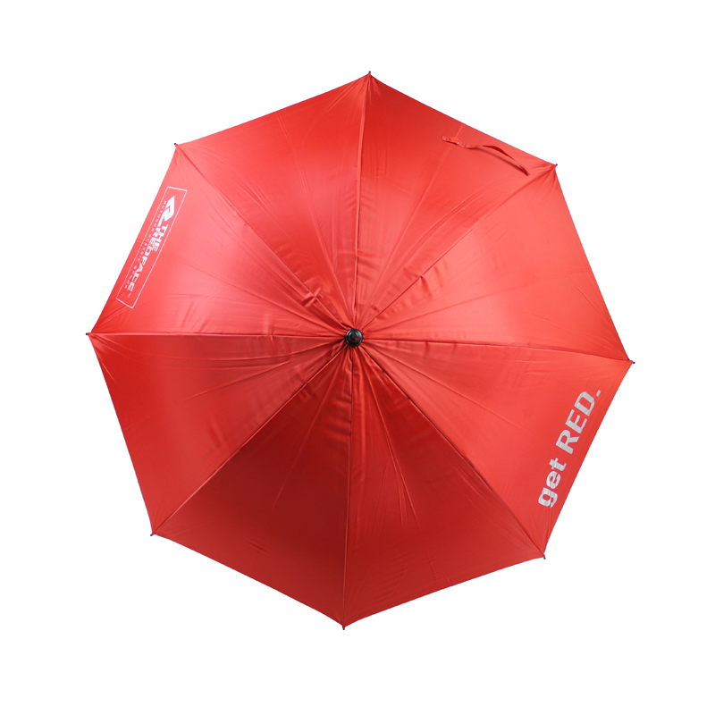 Pongee 190T Long Shaft Automatic Type Custom Golf Paraply With Logo