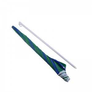 skräddarsydda parasollparaply för utomhusstrand med fransar