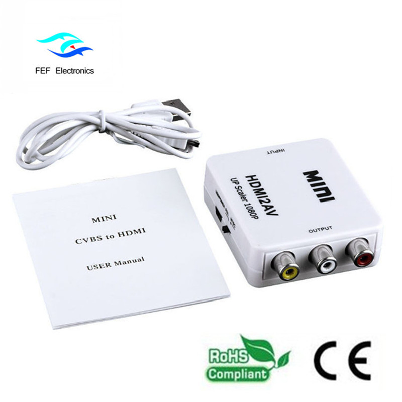 HDMI till AV-omvandlare Kod: FEF-HZ-003