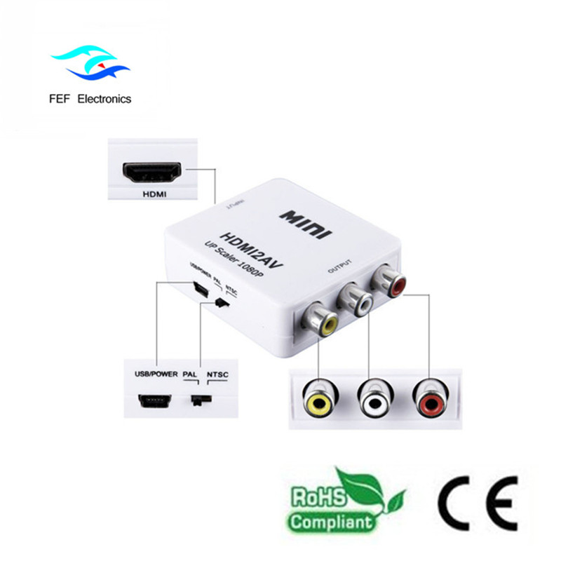 HDMI till AV-omvandlare Kod: FEF-HZ-003