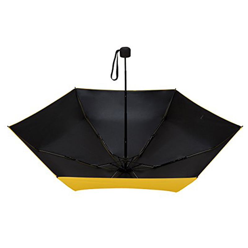 parasoll ljus parasoll Mini Anti UV gul liten paraply
