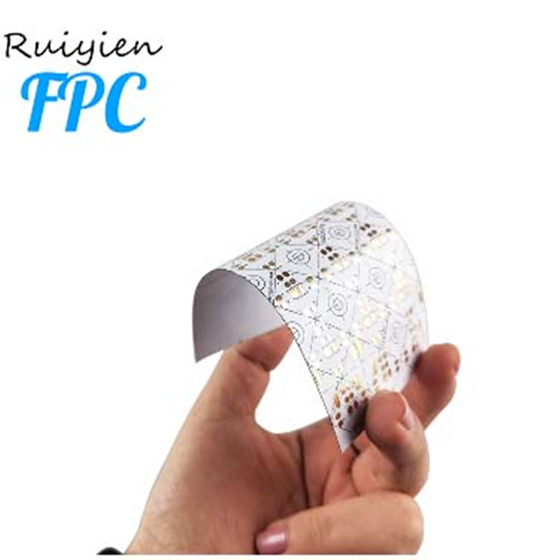 Kina Shenzhen professionell odm rohs ul anpassad husdjur Transparent flex Flexibel PCB fpc-kort 2 lager polyimid