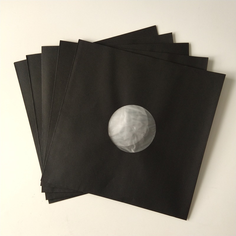 12 tum svart polyliner LP-skiva inre ärm