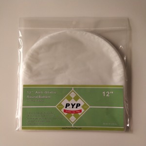 12 Anti-statisk rundbotten LP Vinyl inre ärm