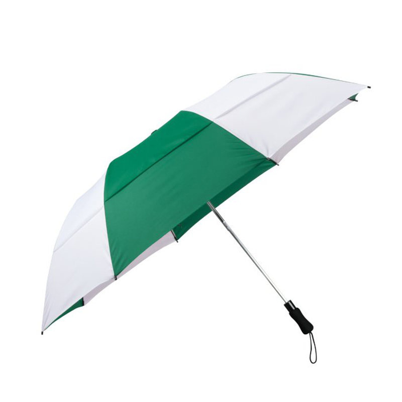 Vented Auto Open 2 Folding Golf Paraply