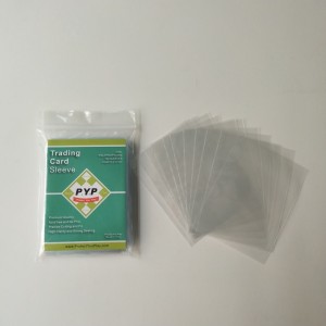 2 Mil Crystal Clear Poly Soft Trading Card Ärmar
