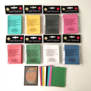 Standard MTG-storlek Färg Matt Gaming Card Sleeve 66x91mm