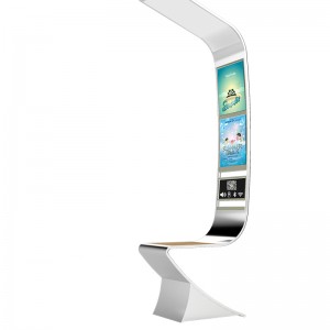 Reklamutrustning Solar LED-belysning Smart Bench