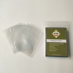 Crystal Clear Pro-fit Standardkort ärm 63,5x88mm brädspel ärmar