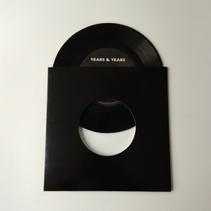 7 tum 45 varv / min 350 gsm brun kartongskivajacka med hål