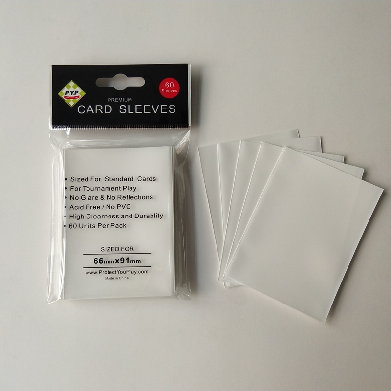 White Matt Deck Protectors Sleeves Standard Size MTG Pokemon