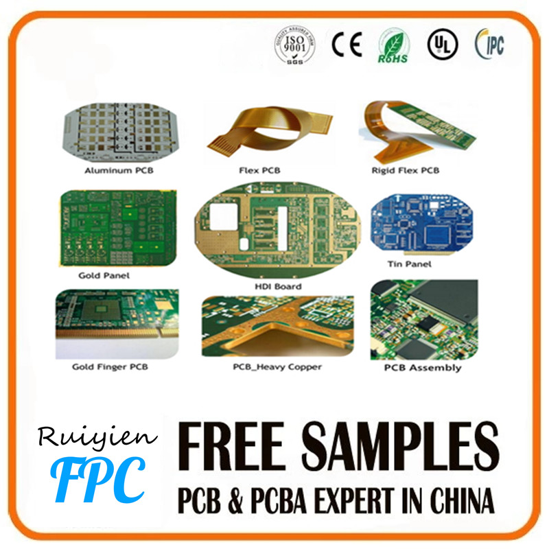 RUI YI EN flexibel styv elektronisk kretskort snabb leverans ledd smd pcb-kort