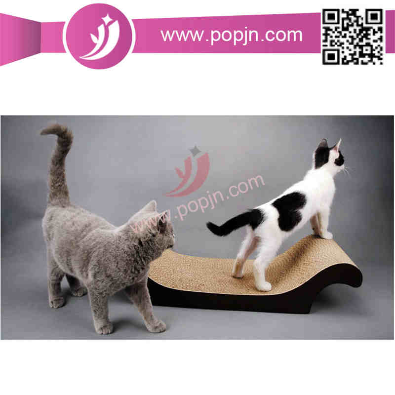 Miljövänligt husdjurleksak Korrugerat papper Katt som skrapar husdjurskratare