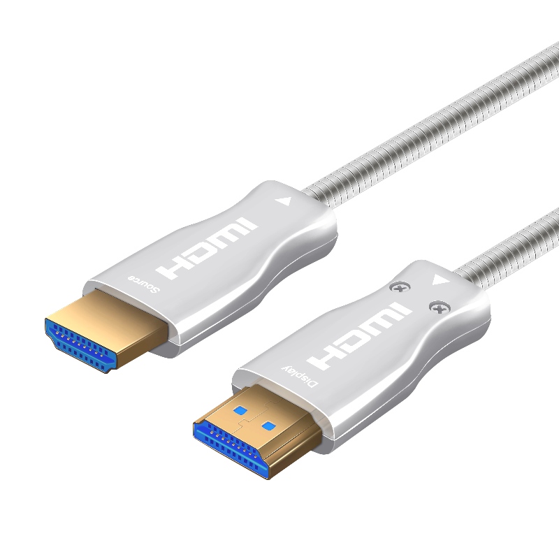 15 m 49ft HDMI 2.0 18 Gbps 4K 60Hz HDMI till HDMI-kabel med guldpläterad optisk fiberkabel
