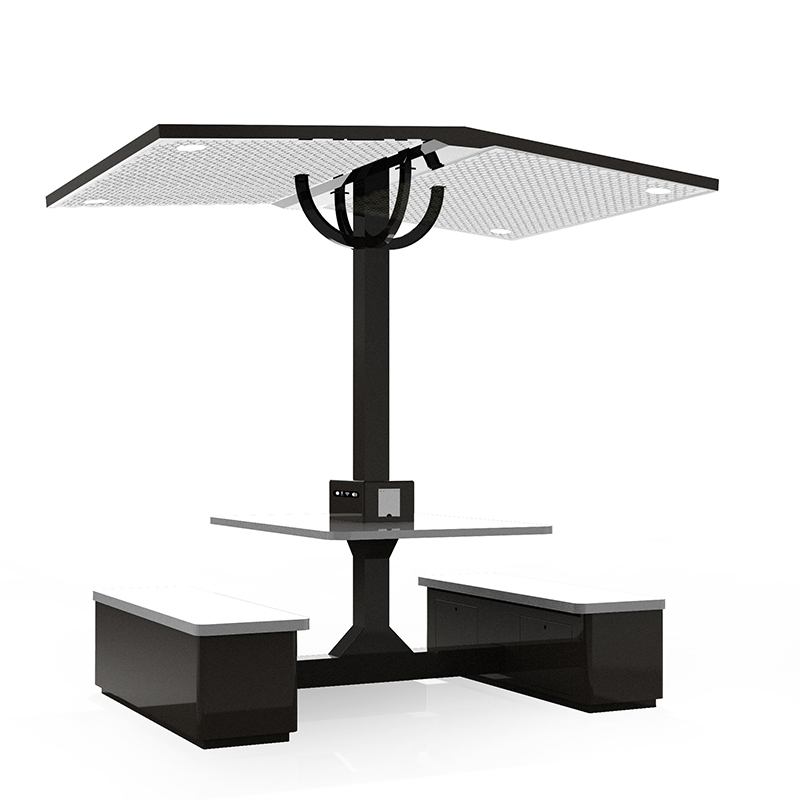 Smart Picnic Table Solar Powered Bench Factory i Kina