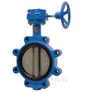 Lug typ fjärilsventil