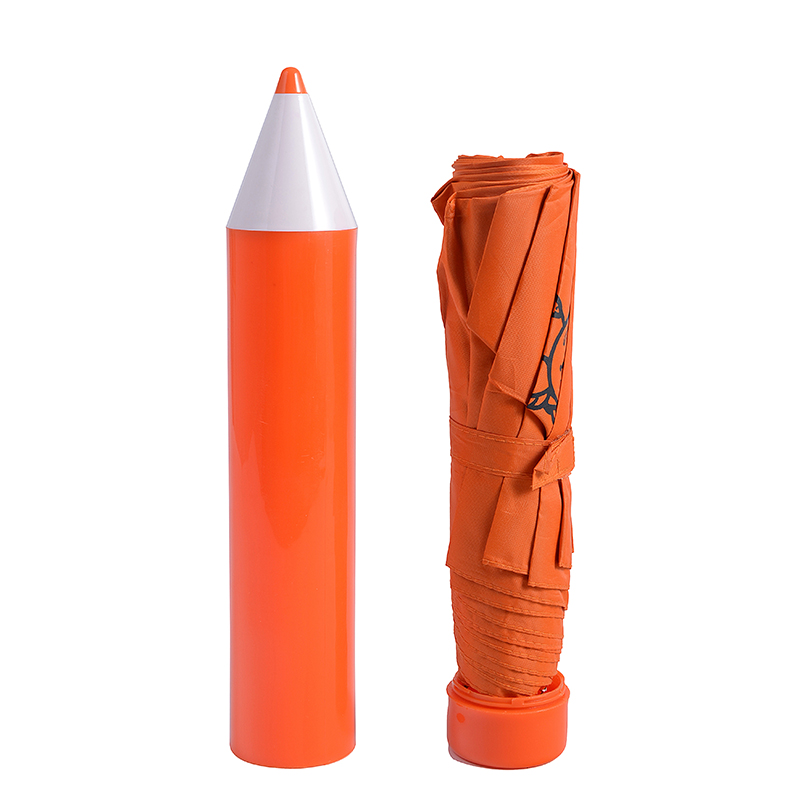 19 tum med pennaplastparaply manuell öppen funktion 3 fällbart paraply
