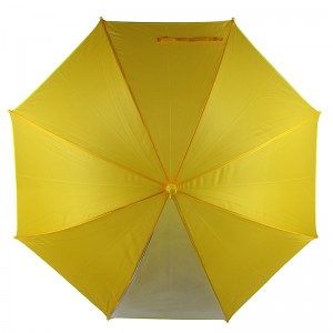 Barnblått tygparaply med paraply för fönsterpaneltryck för barn regnparaply