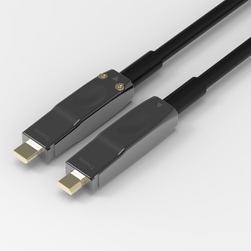Löstagbar anslutning YUV 4: 4: 4 18,2 Gbps kabel 3D 4k 60 HZ Hdmi fiberoptisk kabel