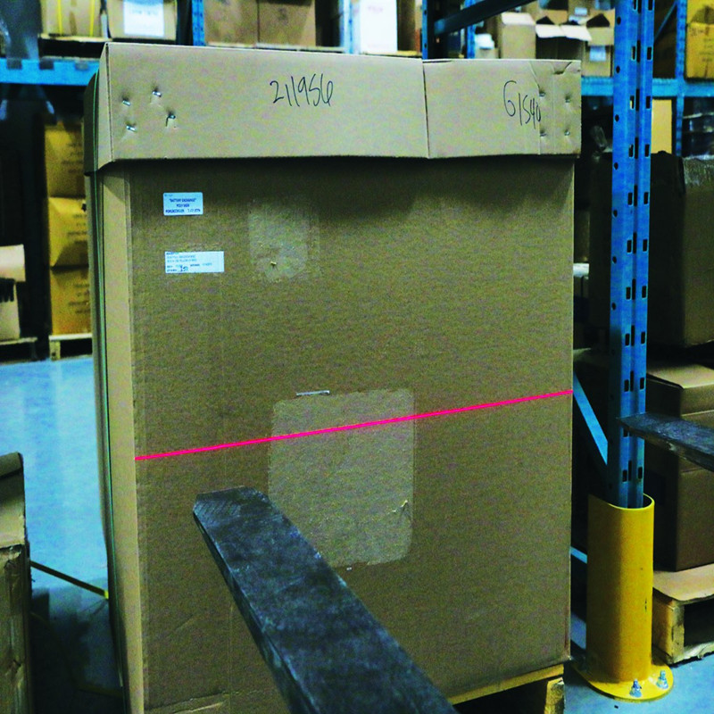 Gaffeltruck Laser Guide System för lager för hantering av varor