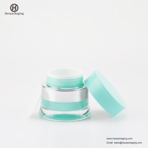 HXL218 lyxig rund akryl kosmetisk burk