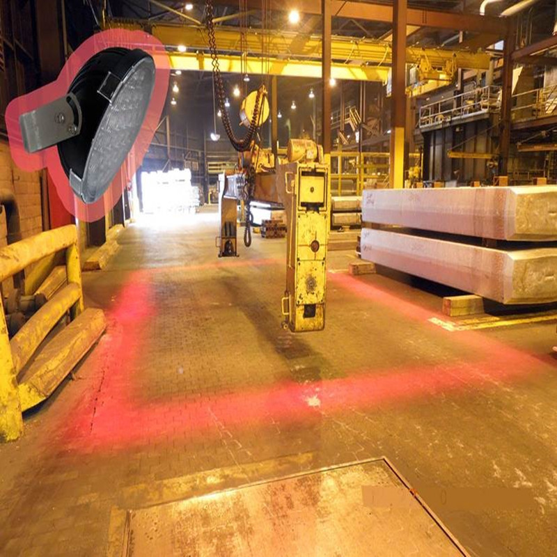24 LED 9-60V Blue Spot Red Line Tower Overhead Crane Light
