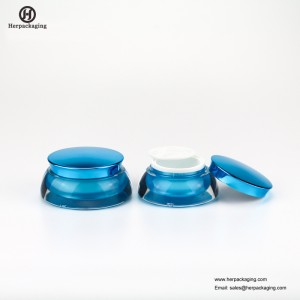 HXL222 lyxig rund akryl kosmetisk burk