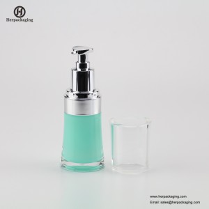 HXL317 Tom akryl, luftfri kräm och Lotion Bottle-kosmetisk förpackning