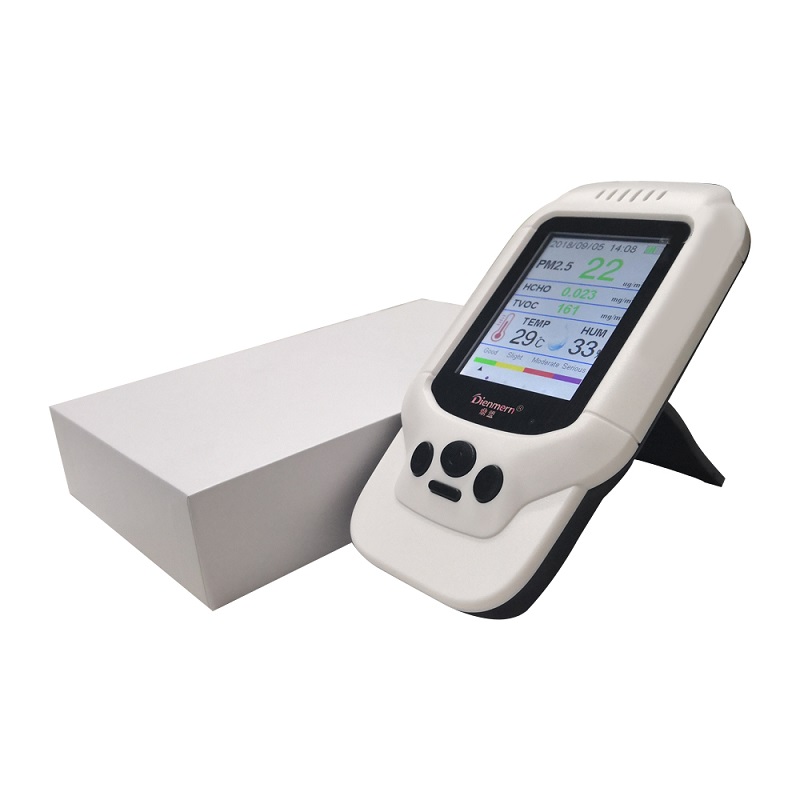 Dienmern DM502 Smart Home Air Quality Laser Monitor AQI / HCHO / TVOC PM2.5 LCD Digital Formaldehyd Detector Tester Gas Analyzer