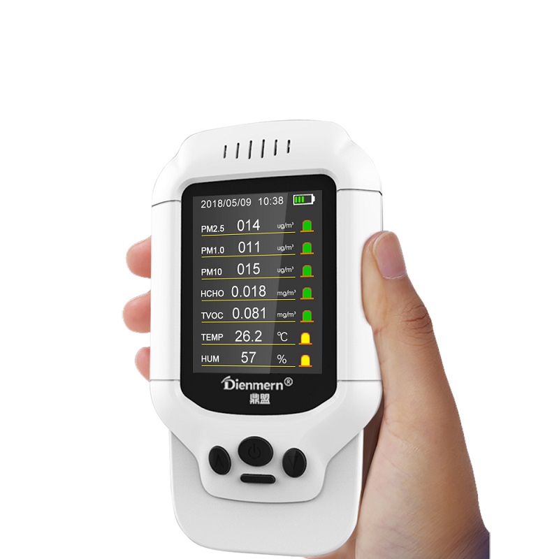 Dienmern DM502 Högkvalitativ Multifunktionell inomhusluftkvalitet Pm2.5 Detektor Monitor