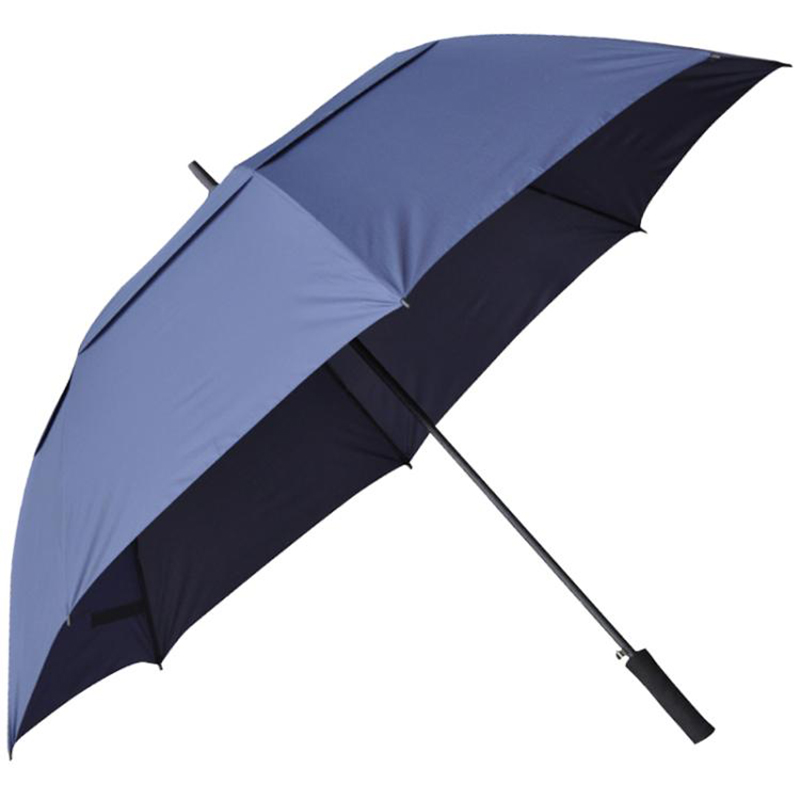 Automatiskt öppet paraply med anpassat tryck på dubbelslagers golfparaply