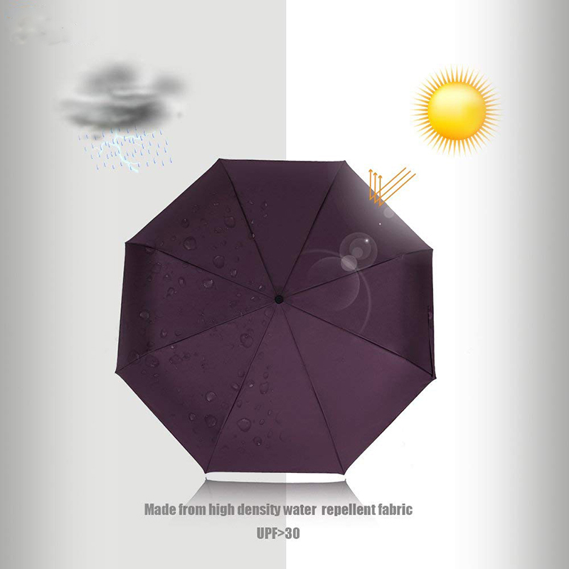 Billiga pris företagspresent manuell öppet 3 fällbart paraply med design
