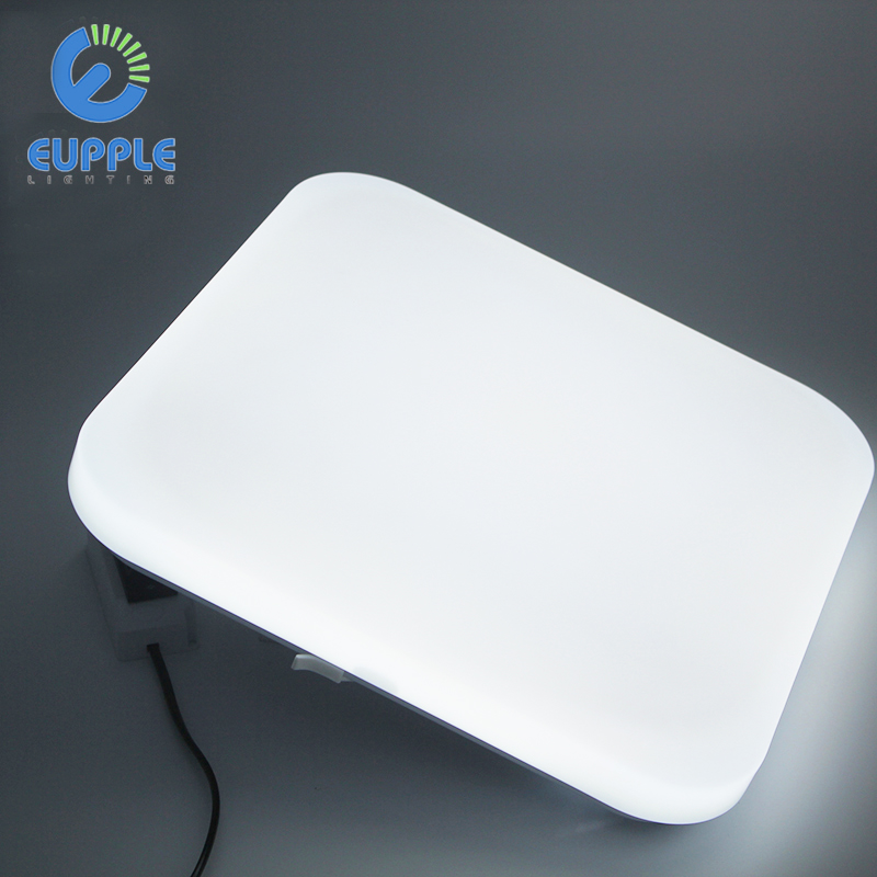 TUV SAA CB Kinetic Square Installation Avgifter 16W 24W Energi Inget behov Ledningsbrytare högtalare LED Taklampa