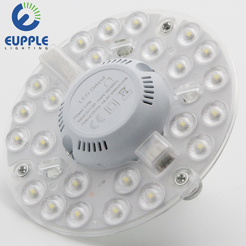 Ny !! TUV SAA CE CB diy magnet 110lm / w rund smd panel led 2400lm 1800lm 1200lm 2835 SMD 24watt 18watt 12watt led panel