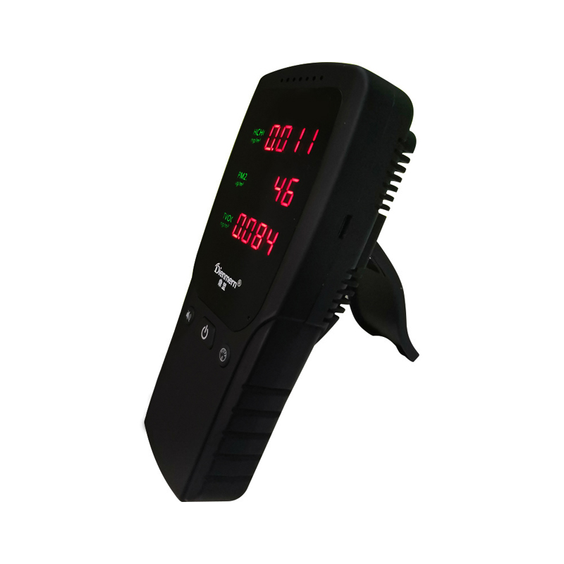 PM2.5 HCHO TVOC Luftdetektor Monitor