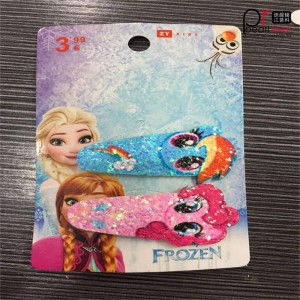 sjöjungfru prinsessa Micky kartong Dekoration babygirl säker hårnål