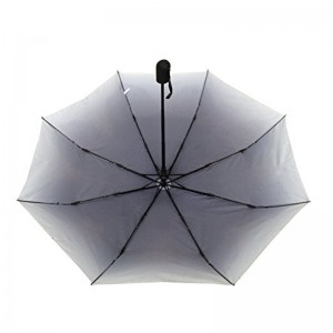 23-tums reklam 3-faldigt paraply med automatiskt öppet och stängt lutningstryck
