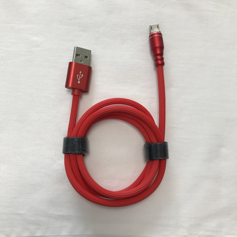 TPE USB-kabel för mikro-USB, typ C, iPhone-blixtladdning och synkronisering