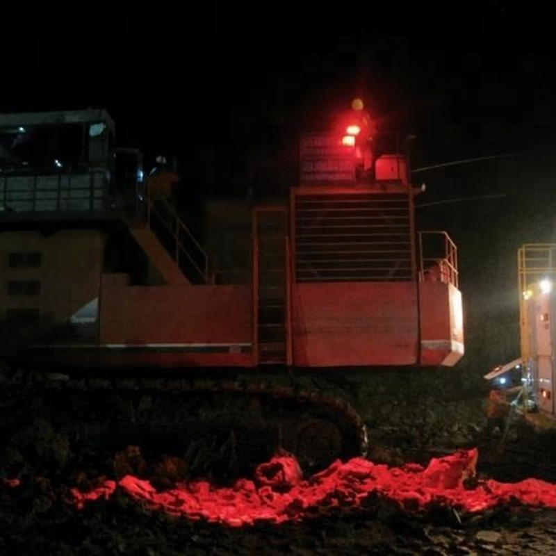 84-120W LED-kranvarningslampa för röd / blå kranindikatorlampor