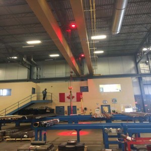 84-120W LED-kranvarningslampa för röd / blå kranindikatorlampor