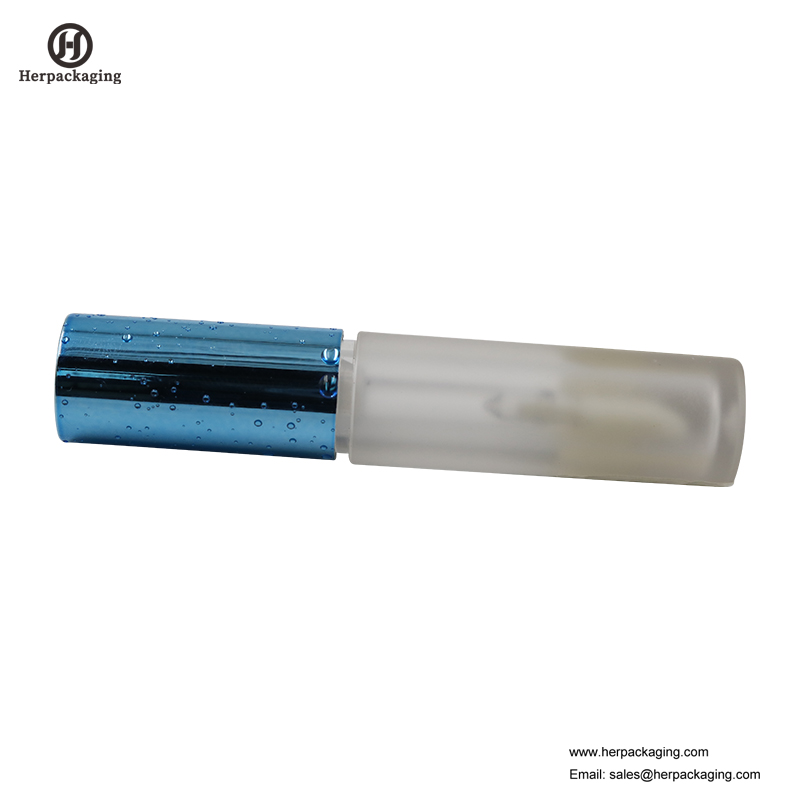 HCL303 Clear Plastic Tomma läppglansrör för färgkosmetiska produkter flockade läppglansapplikatorer